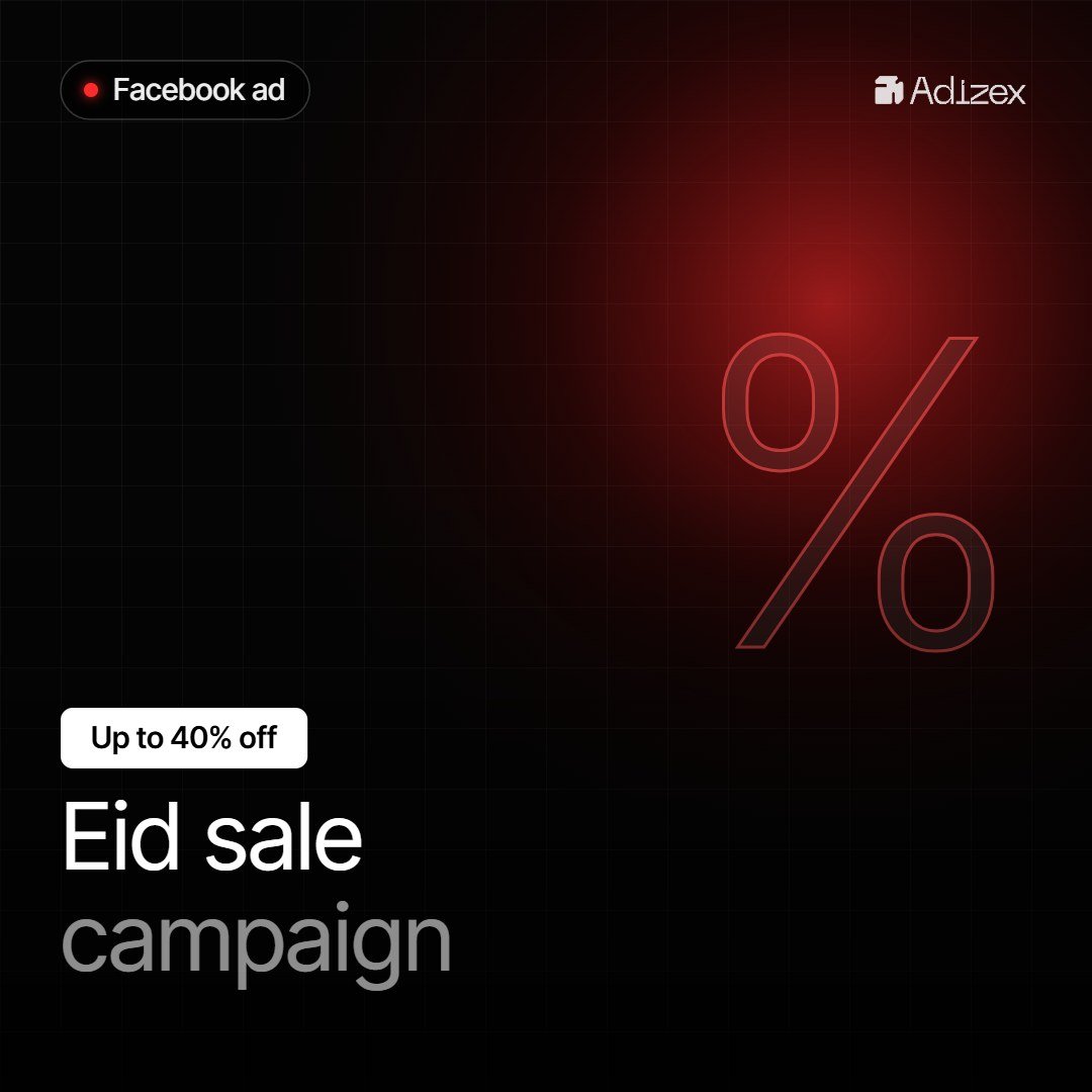 Eid sale campaign Facebook ad by Adizex