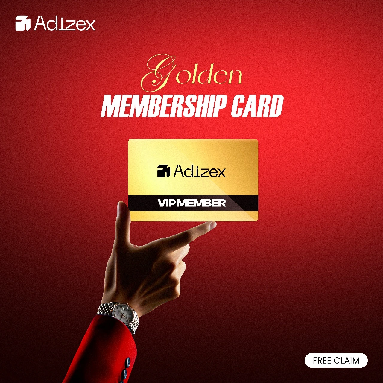 Adizex Golden Membership Card
