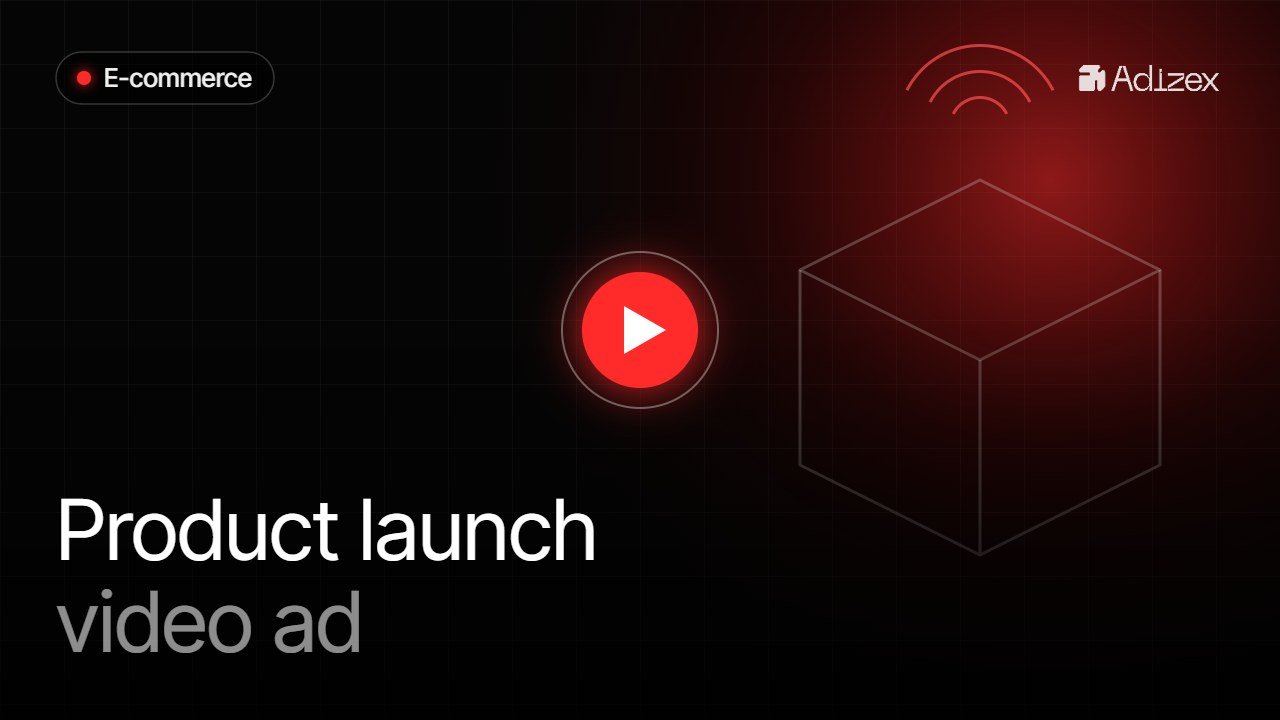 Product launch video ad by Adizex