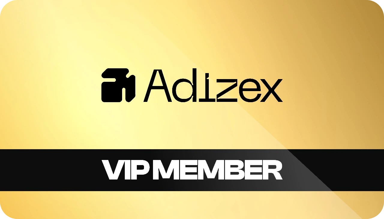 Adizex VIP Member card, front